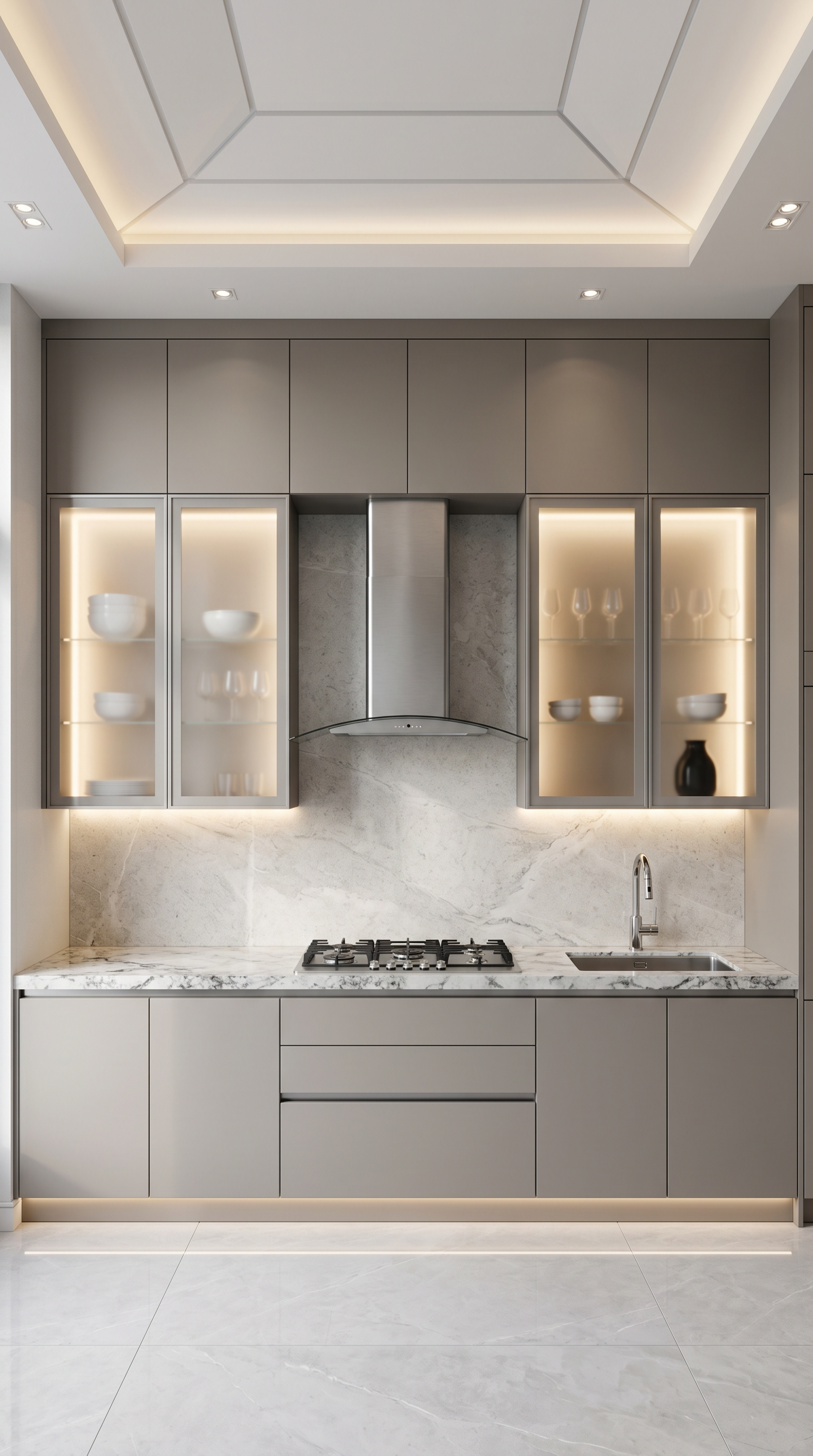 Asia Fineline modular kitchen type view