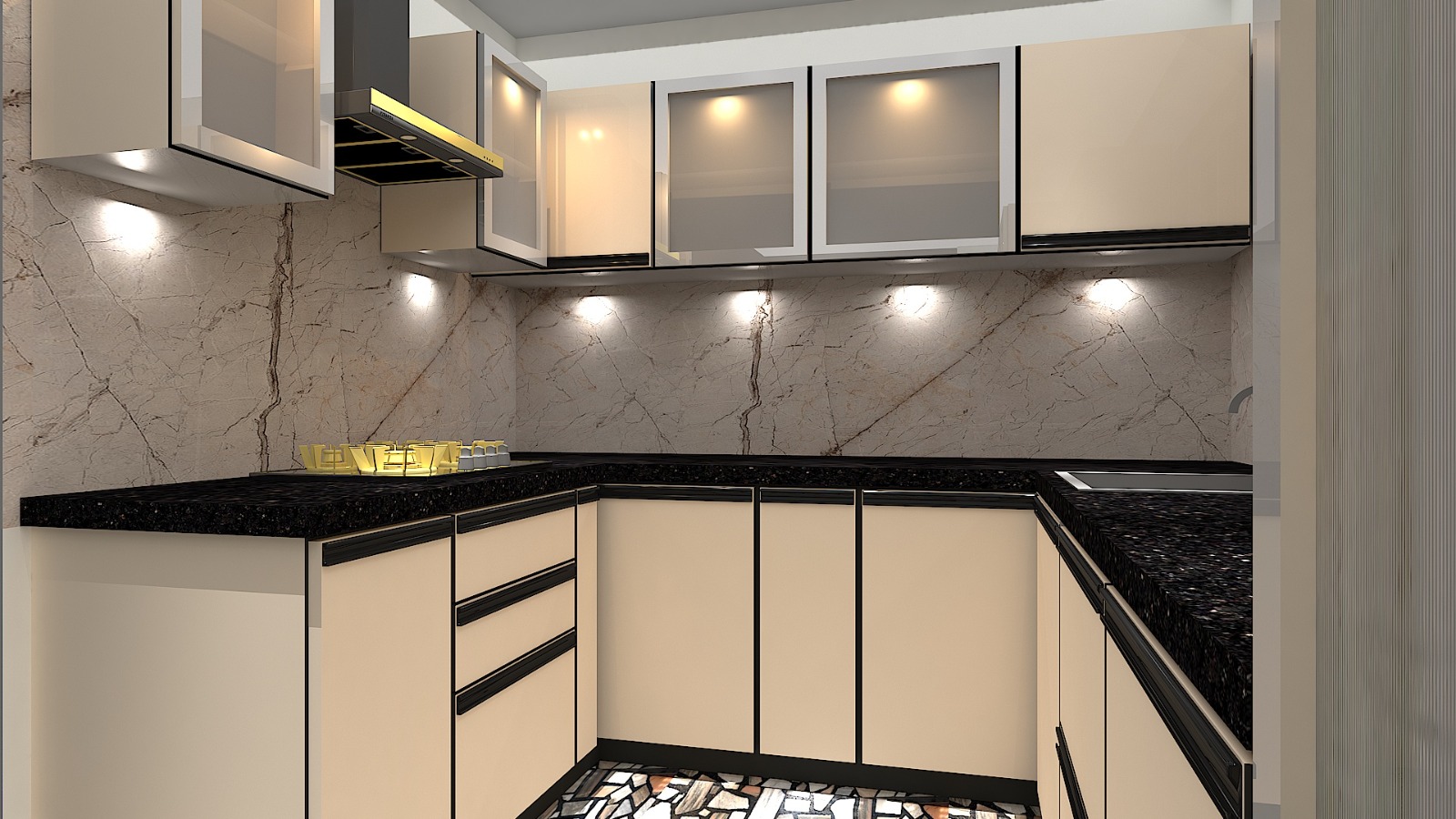 U-Shape Kitchen