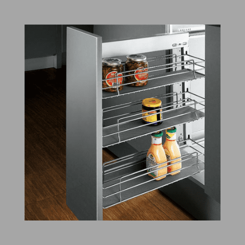 Stainless Steel Bottle Pull-Out - Stainless steel modular kitchen manufacturer-Asia Fineline