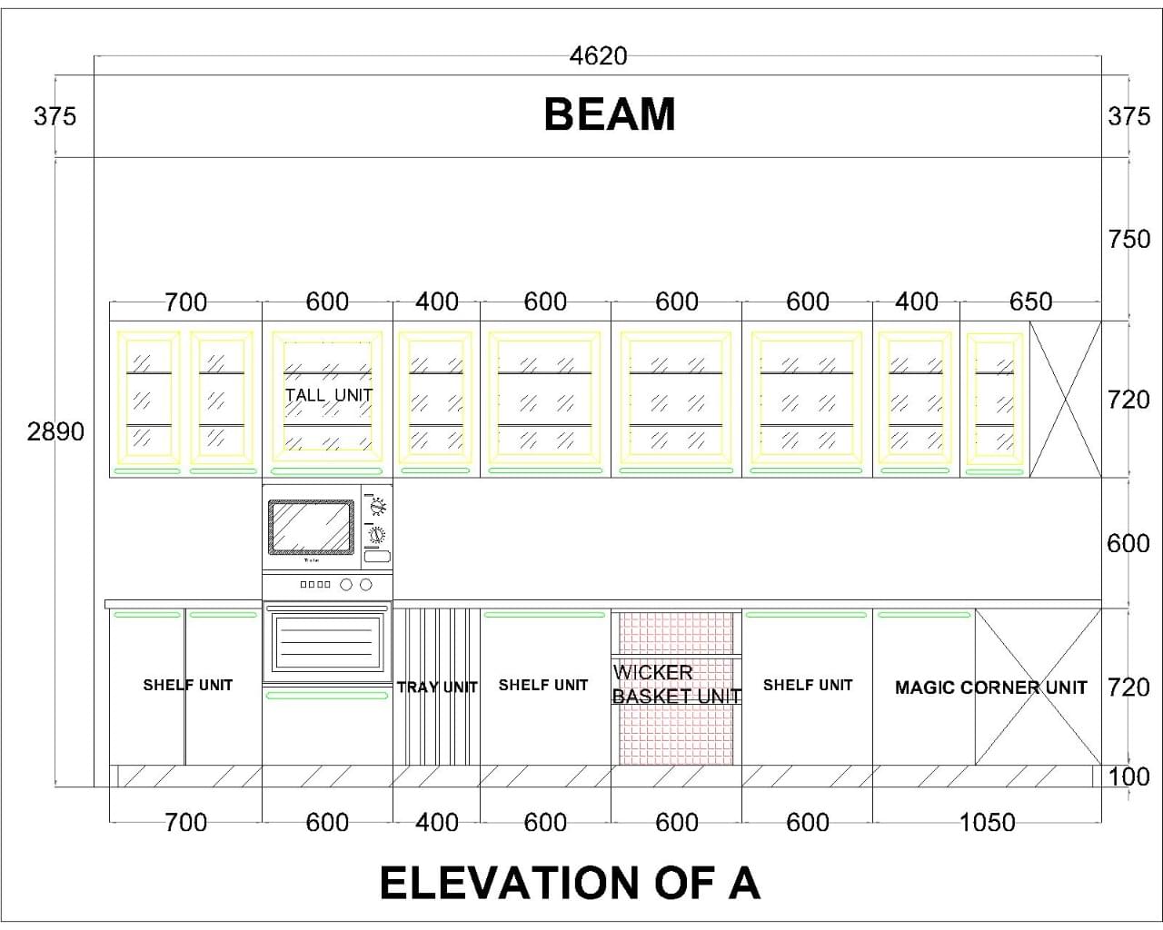 Modular Kitchen Design-Stainless Steel Modular Kitchen-2d Design-Asia Fineline